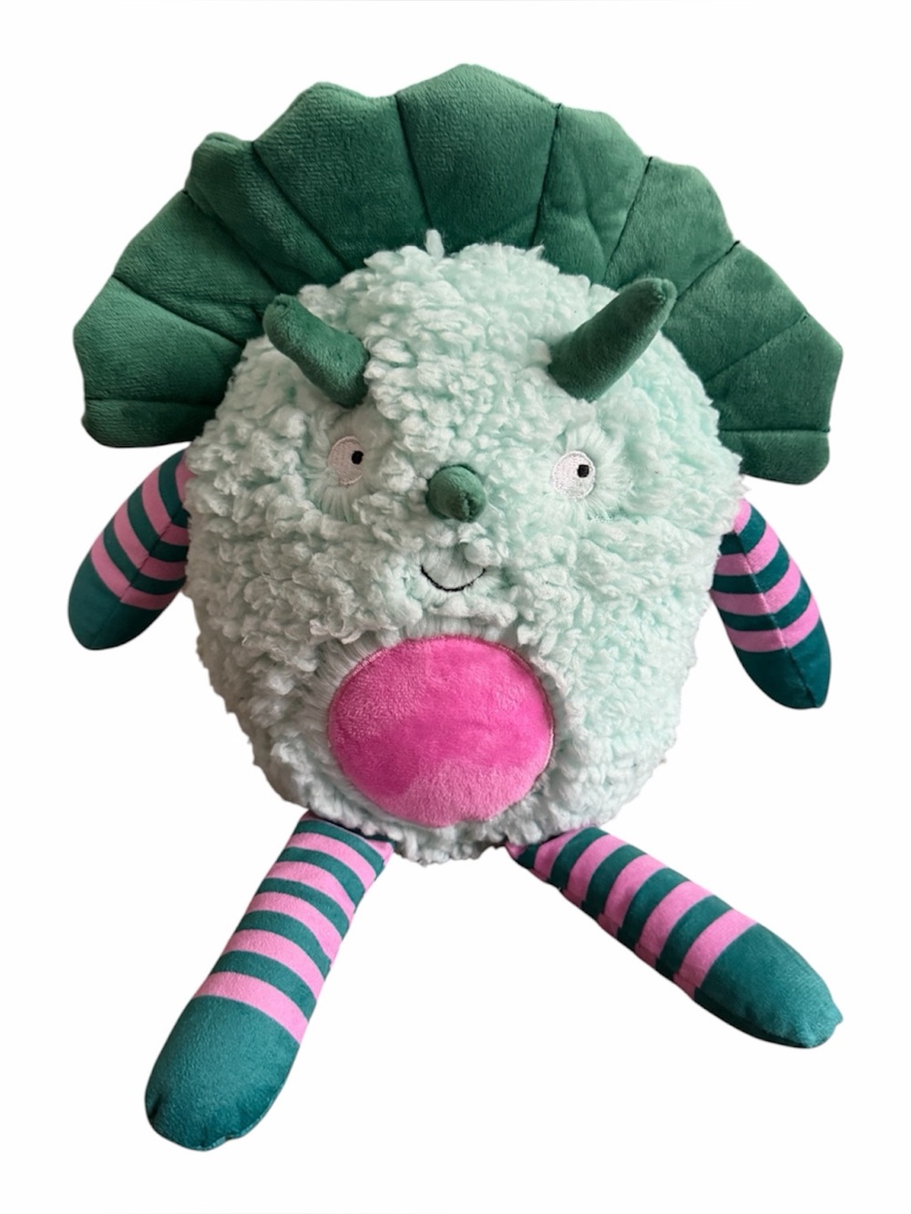 Aroma Home Microwavable Monster Plush Stuffed Animal Green Pink Purple 6-14"